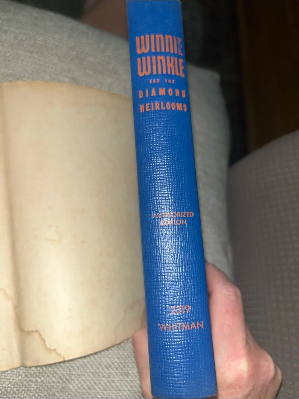 Winnie Winkle and the Diamond Heirlooms - Yellow Cover Collectible Book